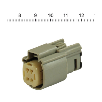 NAMZ, Molex MX-150 connector. Gray, plug, 4-pin