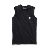 Carhartt workwear pocket sleeveless T-shirt black