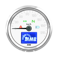 MMB 48mm electronic speedometer Basic 220kmh chrome