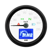 MMB 48mm electronic speedometer Basic 220kmh black