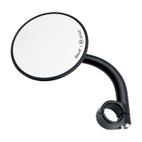 Biltwell Utility round mirror short stem black ECE appr.