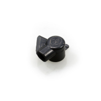 Battery cable boot. Black rubber