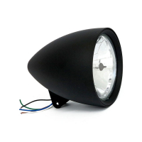 Smoothie 5-3/4" headlamp without visor. Black