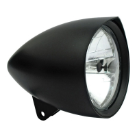Smoothie 5-3/4" headlamp with peak visor. Black