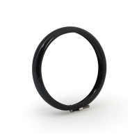 Bates style headlamp trim ring. 4-1/2". Gloss black