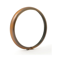 Headlamp trim ring. 5-3/4". Copper plated