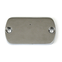 H/B MASTER CYL. COVER. CHROME, SMOOTH