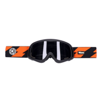 Roeg Peruna Orange Bolts goggle black and orange/black strap