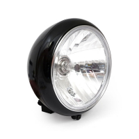 7" H4 headlamp for FL models. Clear lens. Black