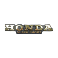 Honda fuel tank emblem, gold