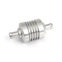 Golan mini fuel filter 3/8" (10 mm). Clear anodized