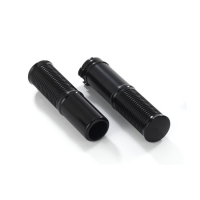 Kustom Tech, FL handlebar grip set. Black anodized