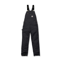 Carhartt Relaxed Fit duck bib overall black