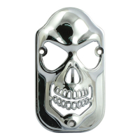 Tombstone taillight grill. Skull. Chrome