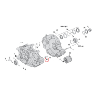 Dowel pin, transmission & crankcase