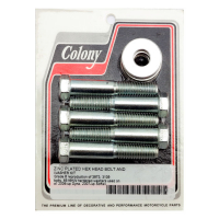 Colony, wheel pulley bolt & washer kit. Zinc plated