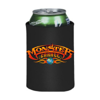 Monster Garage Koozie Can cooler folded