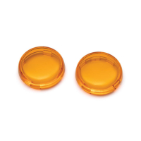 Kuryakyn, bullet style replacement lenses. Amber