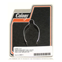 Colony, wire clip. Frame head tube