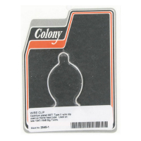 Colony, wire clip. Frame head tube