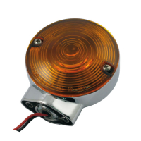 TURN SIGNAL ASSY, FRONT. AMBER LENS