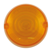 Chris Products, 3" Bullet FX, XL turn signal lens. Amber