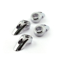Chris Products, turn signal mount kit. Front. L/R. Chrome
