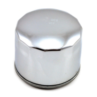 MIW, spin-on oil filter. Chrome
