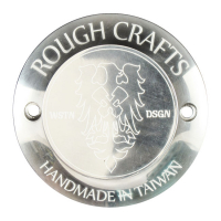 Rough Crafts, point cover. 2-hole, polished