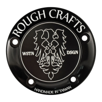 Rough Crafts, point cover. 5 hole, black