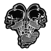Lethal Threat Skull twin patch