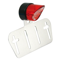 L.E.D. SHARKNOSE TAILLIGHT, RED LENS