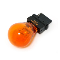 LED wedge turn signal bulb #3156 base. Amber light