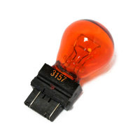 Wedge turn signal bulb #3157 base. Amber light
