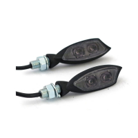 Morella Duo, LED taillight / turn signal combo. Black. Smoke
