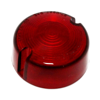 Replacement 3" bullet turn signal lens. Red