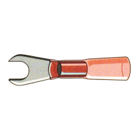Standard Co, Spade terminal connectors #6. Red