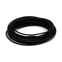 Classic cloth covered wiring, 25ft. roll. Black