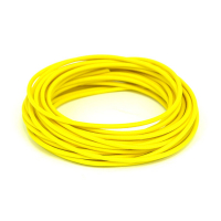 Classic cloth covered wiring, 25ft. roll. Yellow