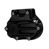 PM transmission end cover Fluted, hydraulic. Black