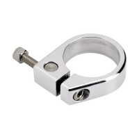 Biltwell, 1-3/4" duo header pipe clamp. Polished
