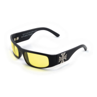WCC Original Cross sunglasses black/yellow