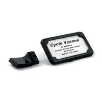 Cycle Visions Inclose license plate holder horizontal. Black