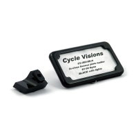 Cycle Visions Inclose license plate holder horizontal. Black
