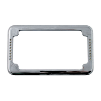 Cycle Visions Slick Signal license plate frame