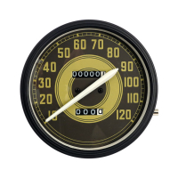 FL speedometer, '41-45 face', green army. 2:1 MPH