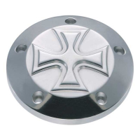 HKC point cover 5-hole. Maltese Cross, polished