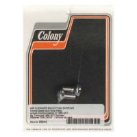 Colony, air cleaner cover mount screw kit. Chrome