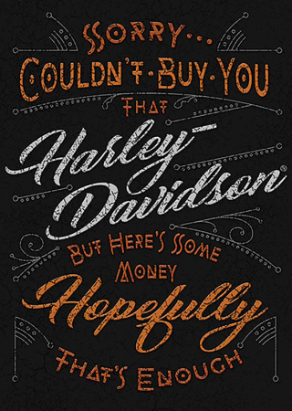 H-D HERE´S SOME MONEY GIFT CARD