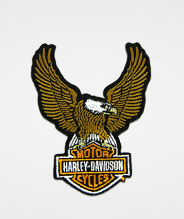 H-D KANGASMERKKI EAGLE BAR & SHIELD